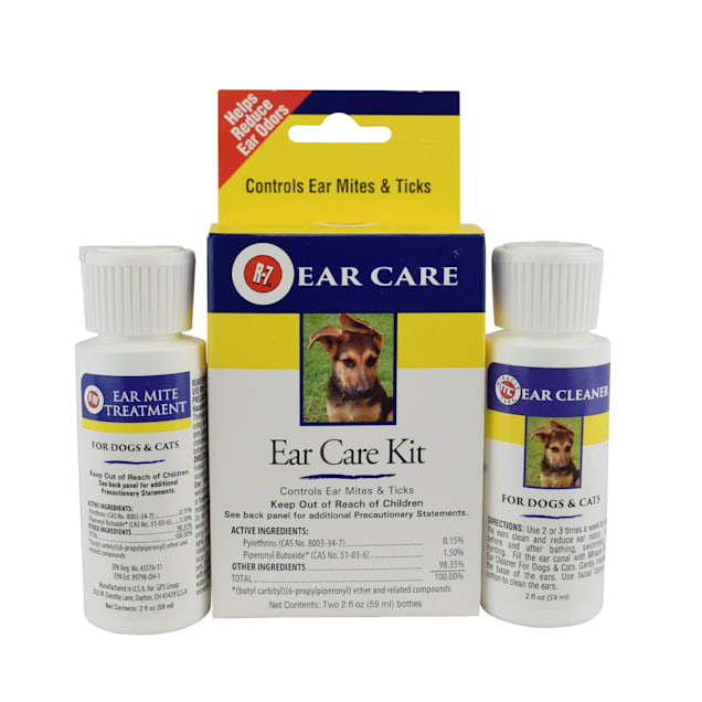 Miracle Care R7 Ear Mite Treatment Kit for Dogs & Cats, 2 fl. oz. Petco
