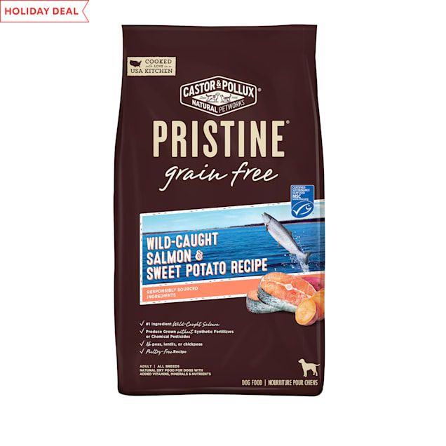 Castor And Pollux Dog Food Salmon : Castor & Pollux - Pristine Grain Free Dry Dog Food Grass ... - The #1 ingredient is wild caught salmon that has been raised in their natural environment and responsibly caught.