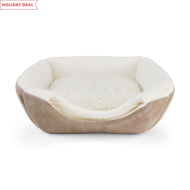 EveryYay Snooze Fest 2 in 1 Novelty Pyramid Convertible Cat Bed, 16" L
