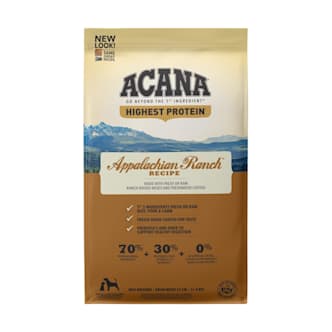 Acana Appalachian Ranch Grain Free High Protein Freeze Dried Coated Beef Pork Lamb Bison And Fish Dry Dog Food 25 Lbs Petco