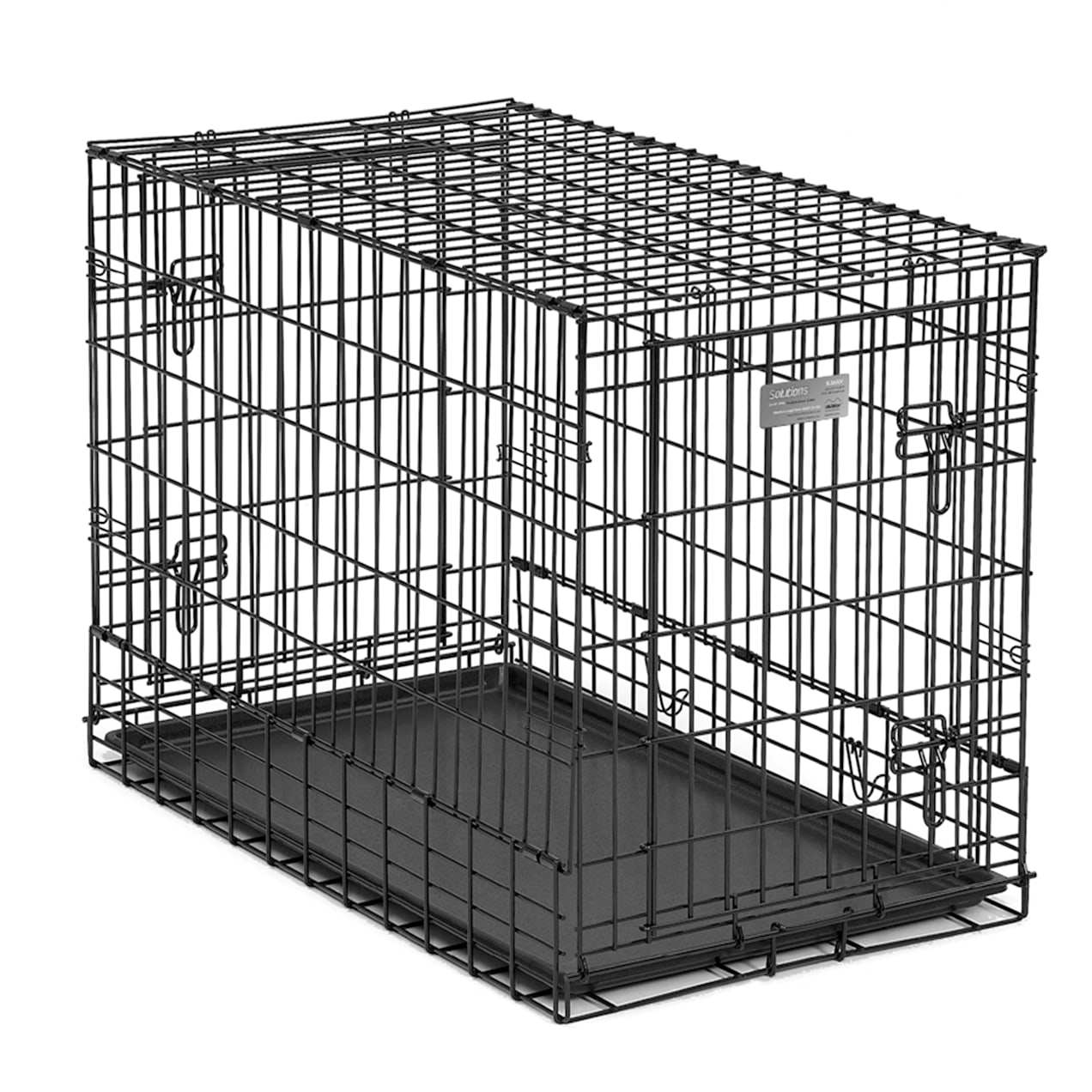 Midwest Solution Series Side-by-Side Double Door SUV Dog Crate, 36