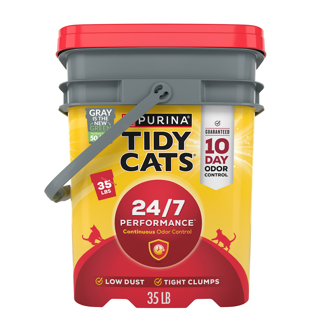 Purina Tidy Cats Clumping 24/7 Performance Multi Cat Litter, 35 lbs