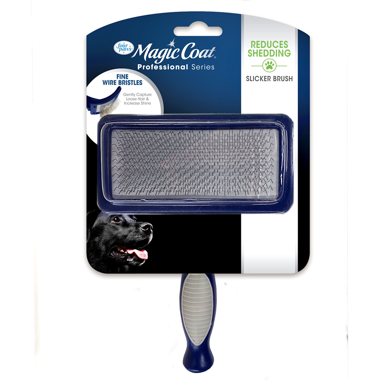 Four Paws Magic Coat Dog Medium Slicker Brush, 5" L X 7" W X 3.5" H Petco