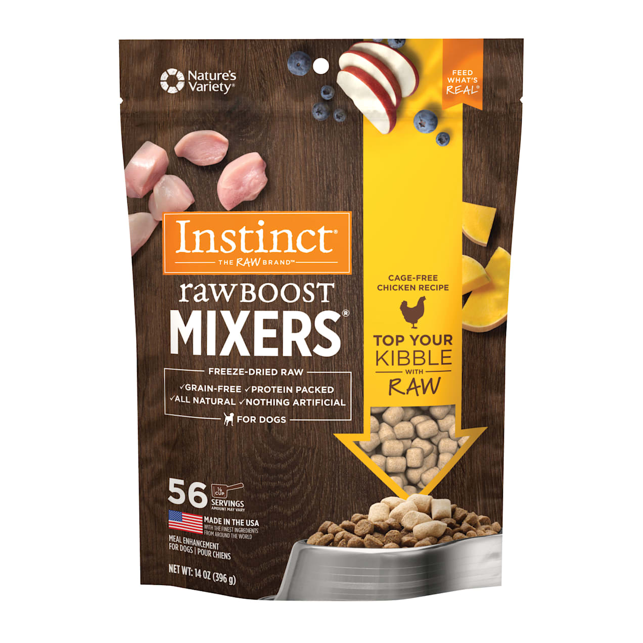 Instinct Freeze-Dried Raw Boost Mixers Grain-Free Chicken ...