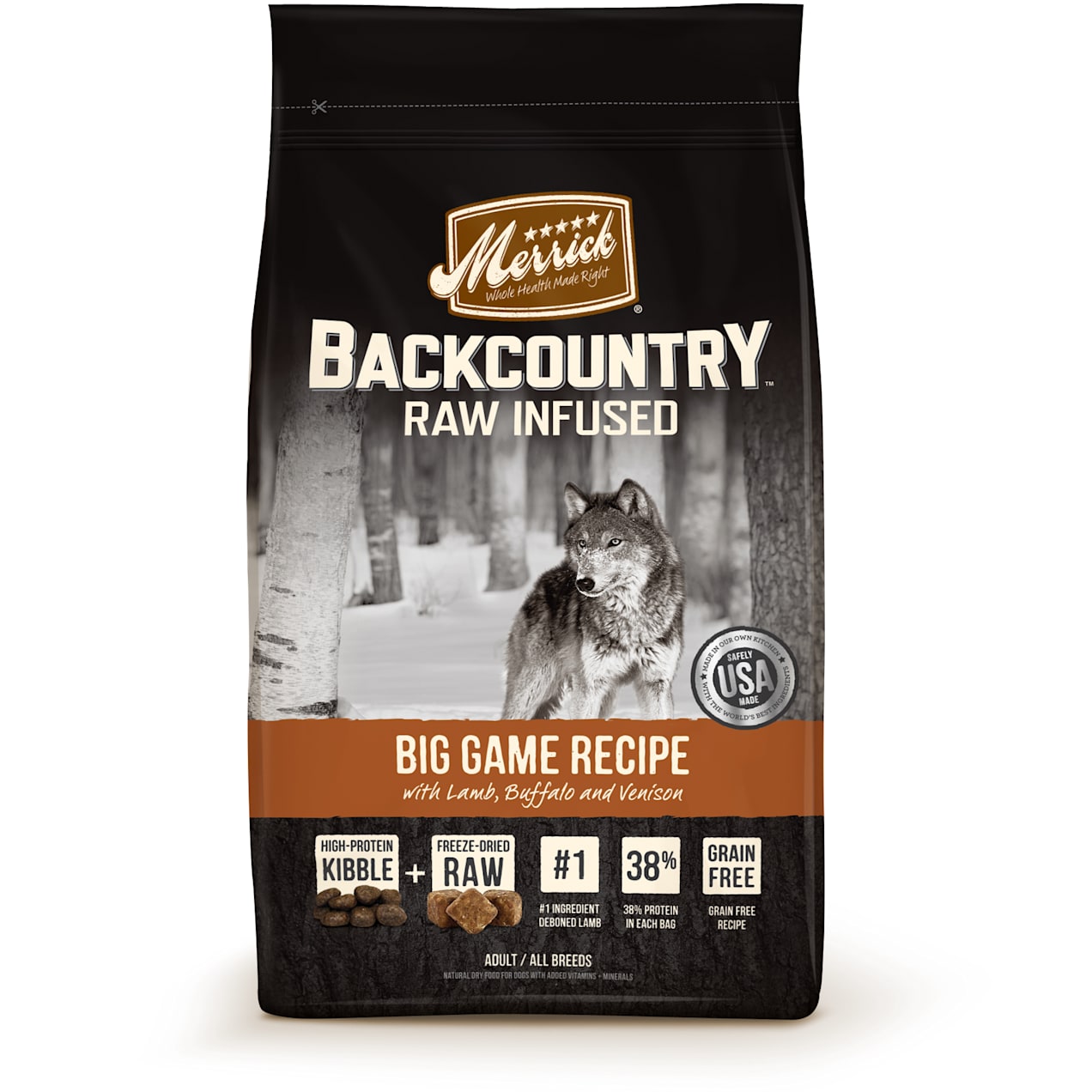 Merrick Backcountry Grain Free Raw Infused Big Game Dry