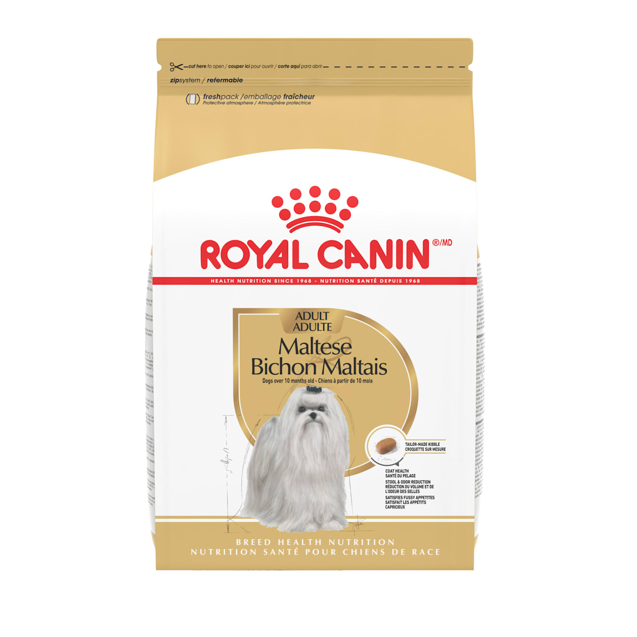 Royal Canin Breed Health Nutrition Maltese Adult Dry Dog Food, 10 lbs