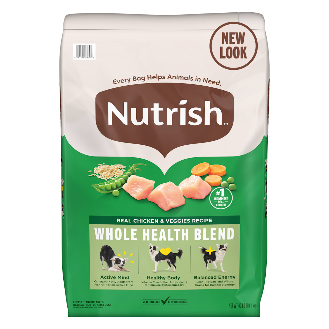 Rachael Ray Nutrish Natural Real Chicken & Veggies Recipe Dry Dog Food