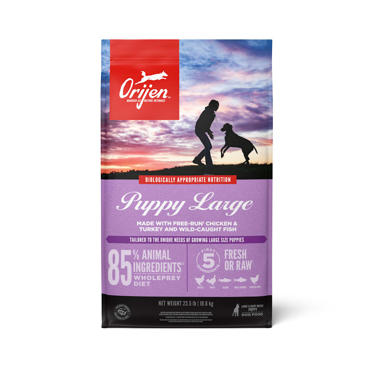 ORIJEN Puppy Large Dry Dog Food, 25 lbs. | Petco