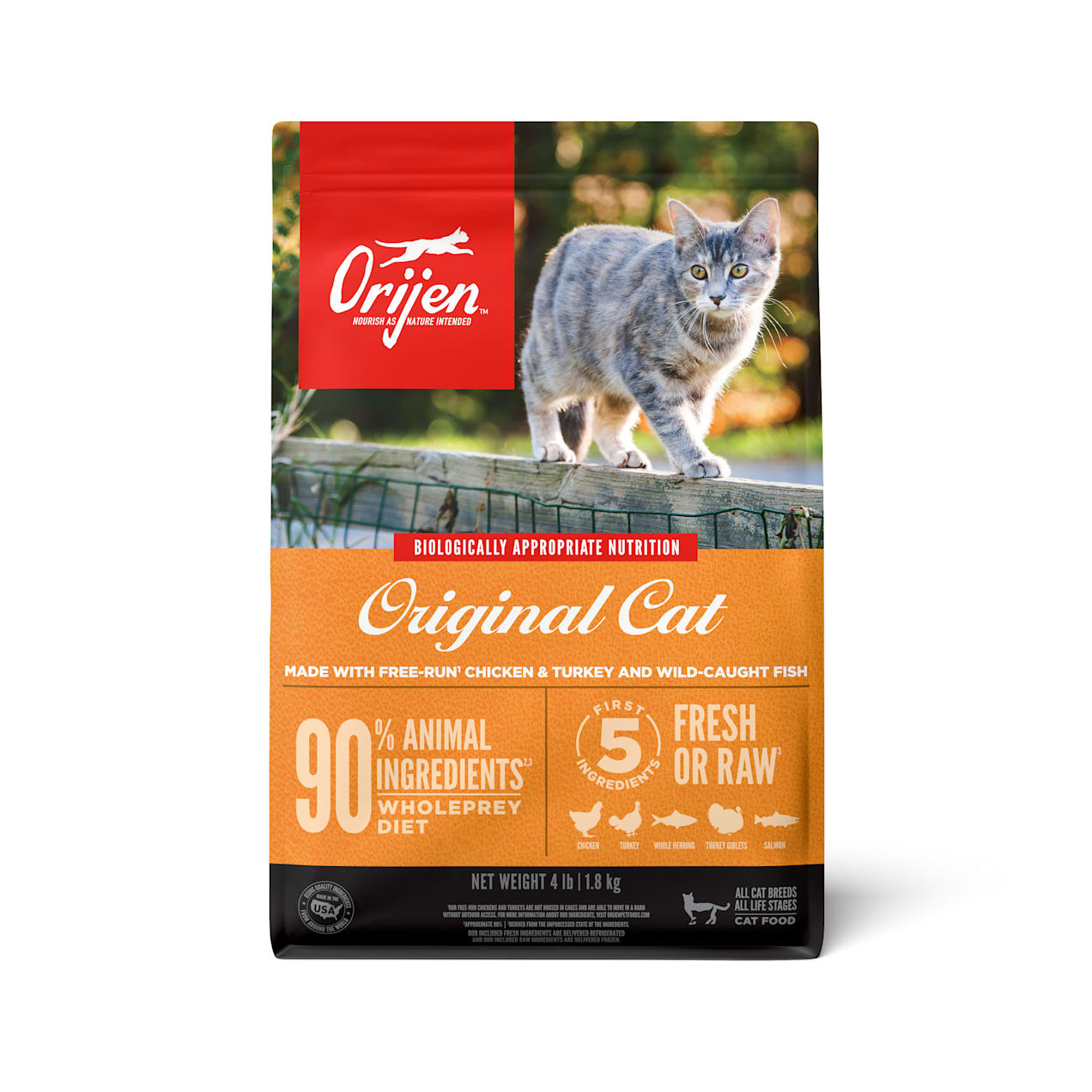ORIJEN Cat & Kitten Dry Cat Food, 4 lbs. | Petco