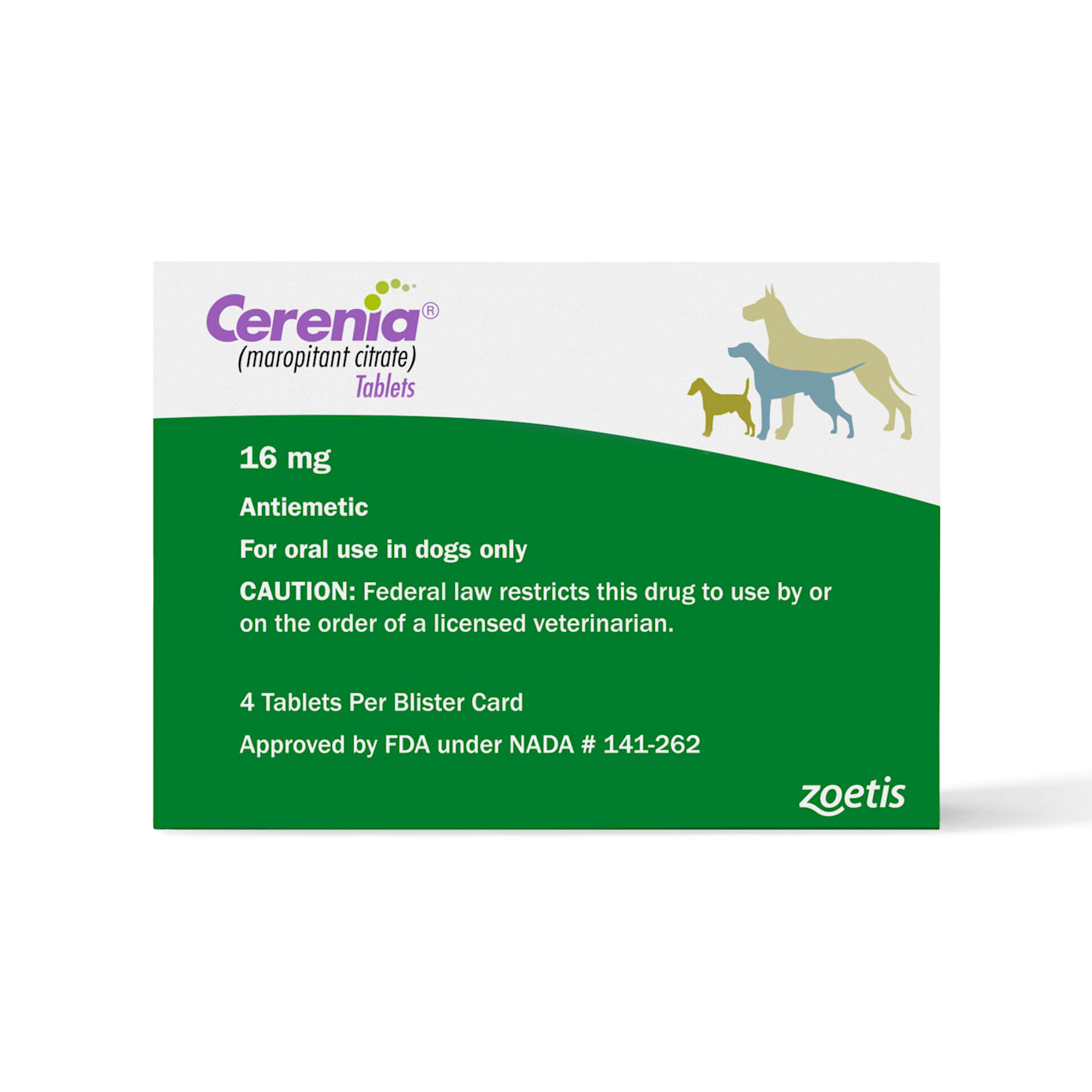 Cerenia 16 mg Tablets, 4 Count Petco
