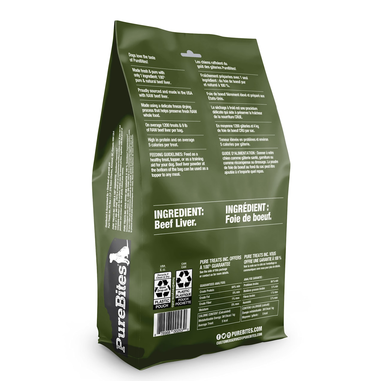 PureBites Beef Liver Jumbo Size Dog Treats, 44 oz. Petco