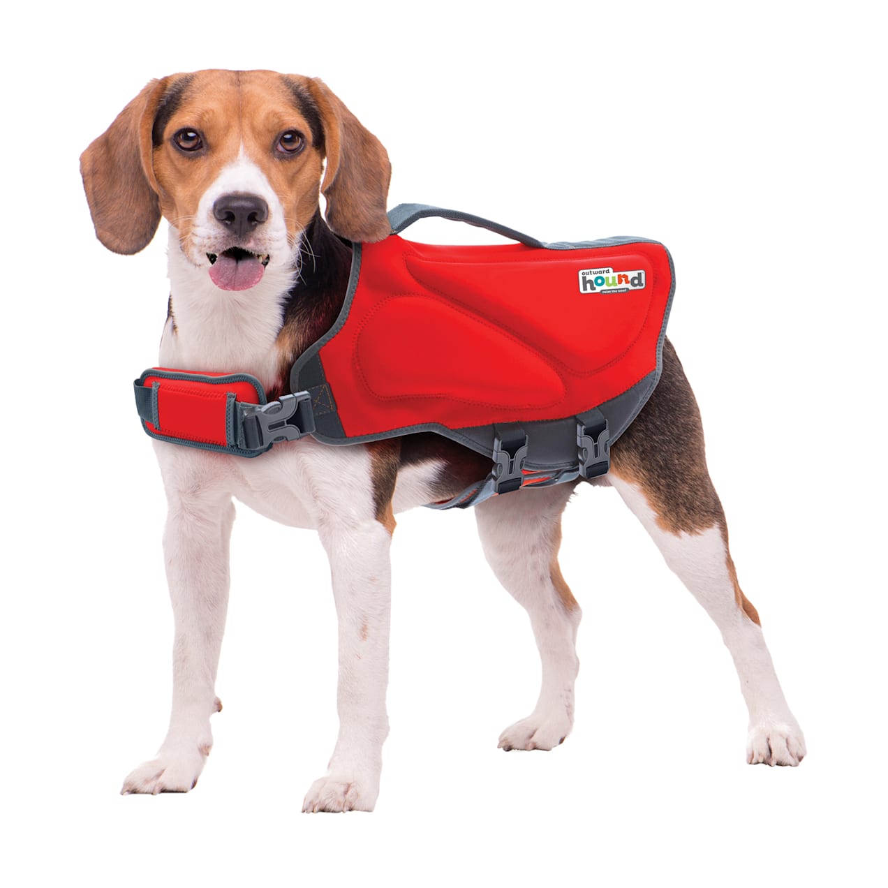 Outward Hound Dawson Swim Red Life Jacket for Dogs, Small | Petco