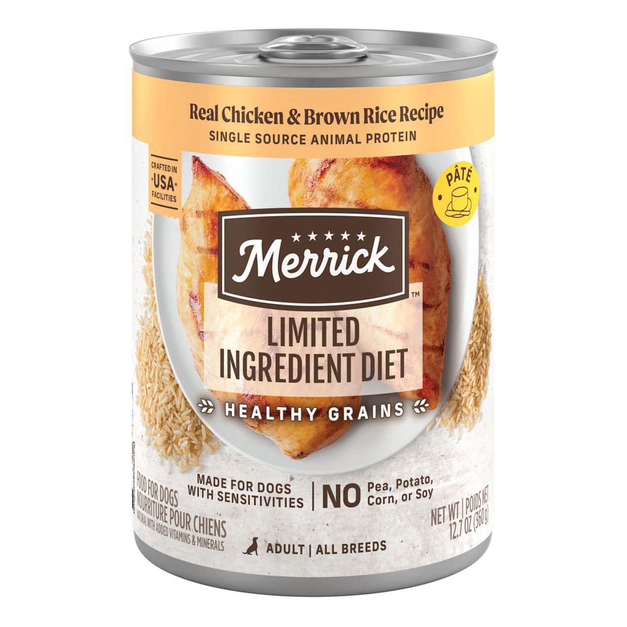 Merrick Limited Ingredient Diet Healthy Grains Real ...