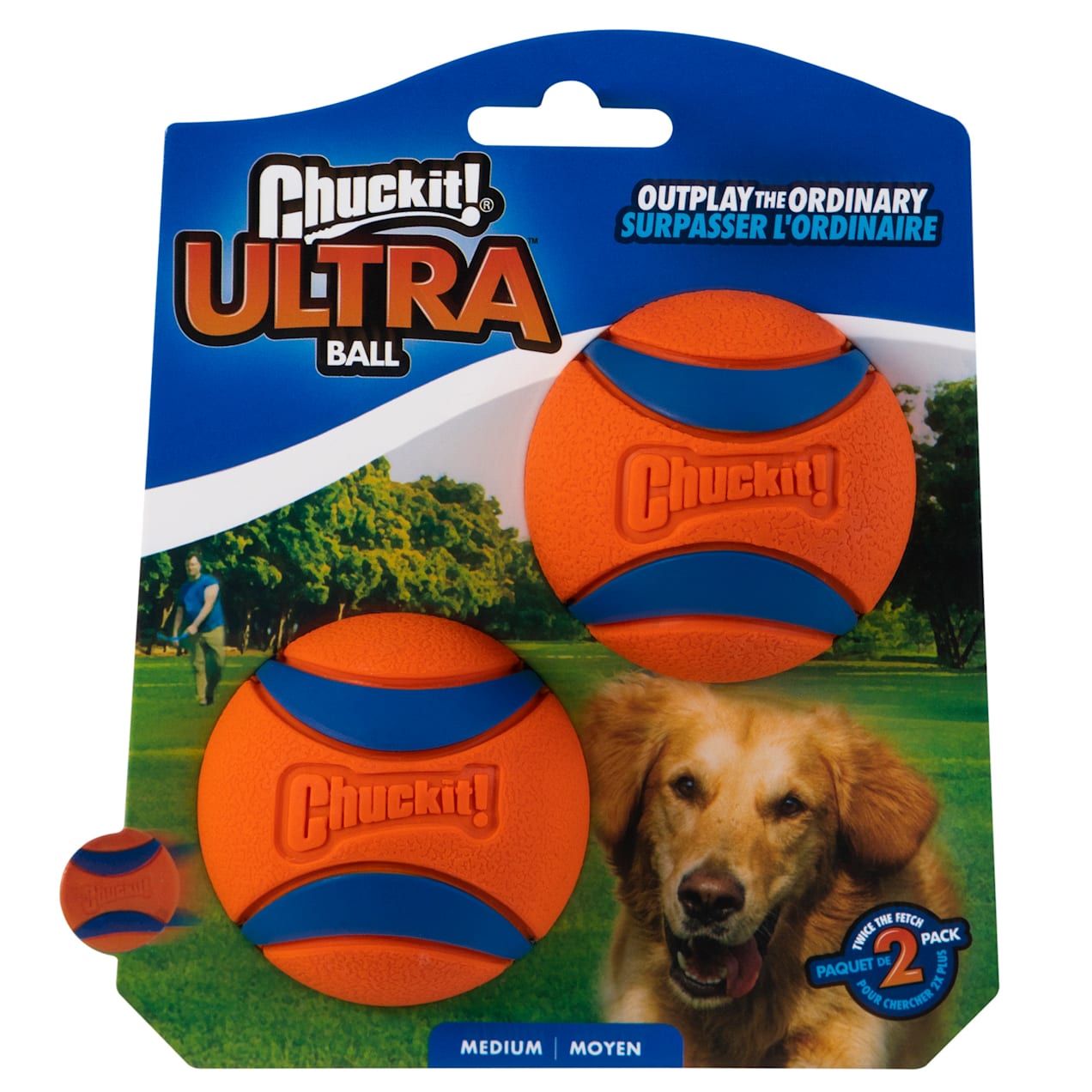 Chuckit! Ultra Ball, Medium, Pack of 2 Petco