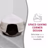 Nature's Miracle Hooded Corner Litter Box With Odor ...
