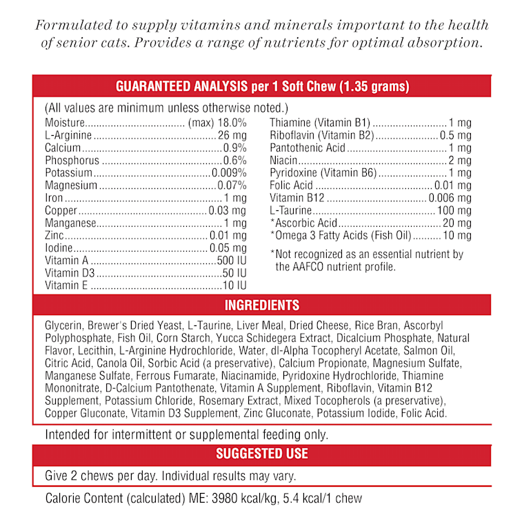 Well Good Multi Vitamin For Senior Cats 60 Ct Petco