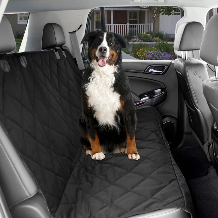 Kopeks Waterproof Non Slip Padded Quilted Protector With Seat Anchors And Head Straps Dog Car Black Seat Cover 58 L X 53 W Petco