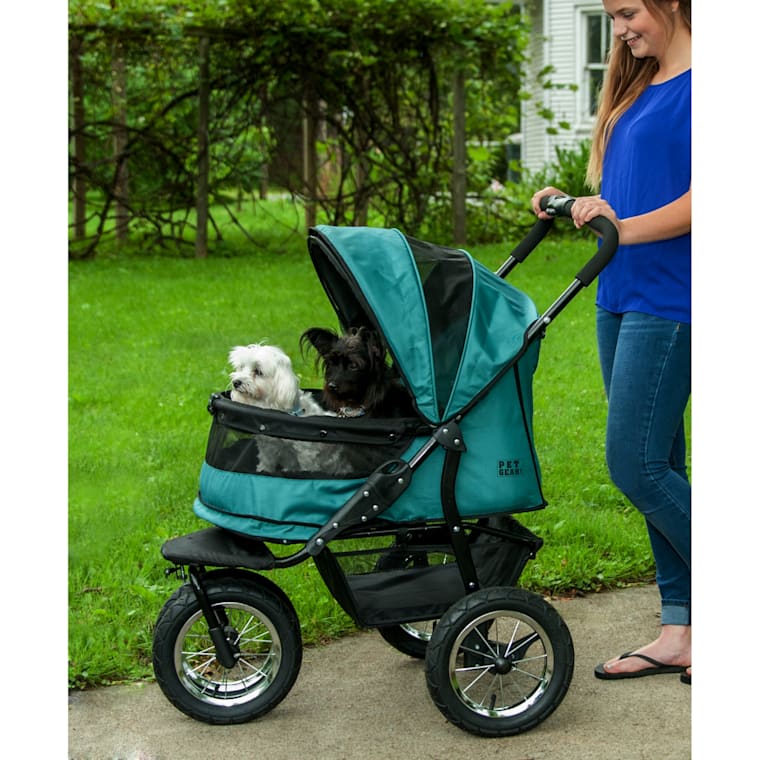 Pet Gear NO-ZIP Entry Double Pet Stroller | Petco
