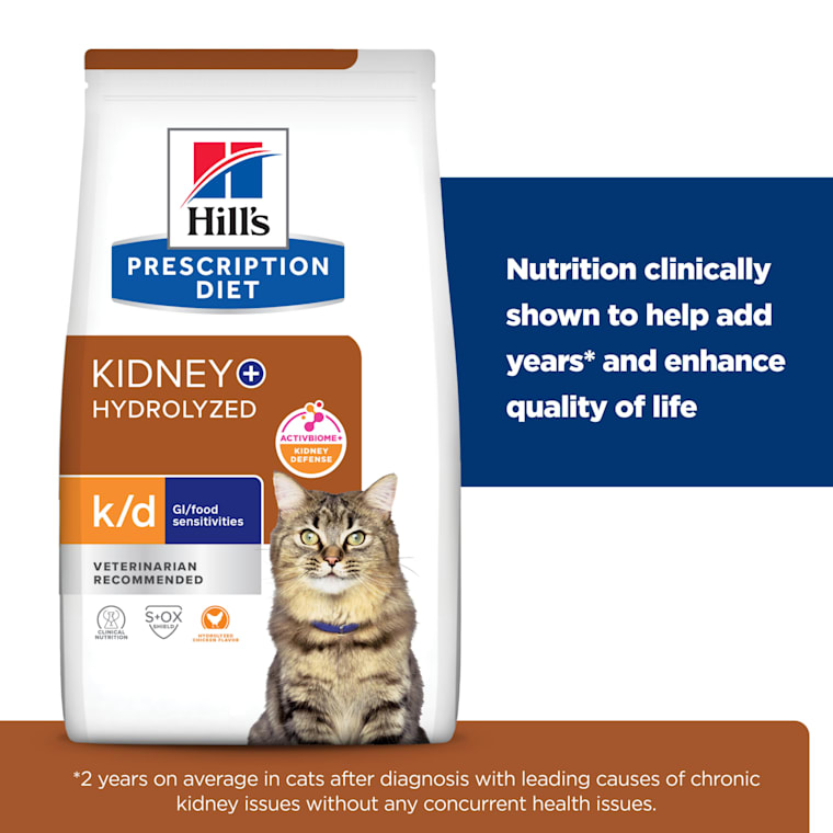 Hill's Prescription Diet k/d + z/d Hydrolyzed Chicken Flavor Dry