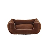 Carolina Pet Company Cream Microfiber Kuddler Lounge Dog Bed