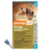 Advantage Multi Topical Solution For Dogs 55 1 To 88 Lbs 6 Month Supply Petco