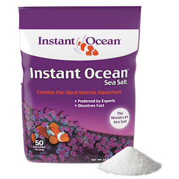 Instant Ocean sea salt, 50-gallon mix
