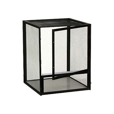 Zoo Med Reptibreeze Open Air Black Aluminum Screen Cage Zoo Med Chameleon Cage Reptile Enclosure