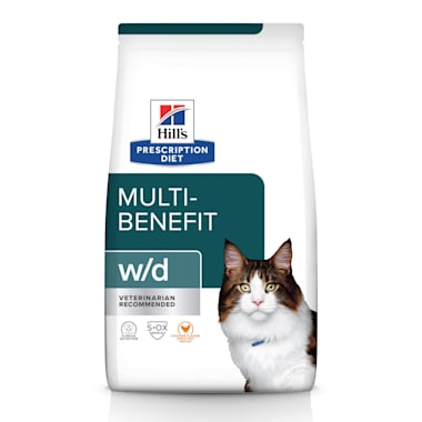 Hill S Prescription Diet W D Digestive Weight Management With Chicken Dry Cat Food 17 6 Lbs Bag Petco