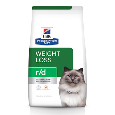 Hill S Prescription Diet R D Weight Reduction Chicken Flavor Dry Cat Food 17 6 Lbs Bag Petco