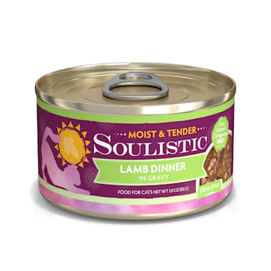 Soulistic Moist Tender Lamb Dinner In Gravy Wet Cat Food 3 Oz Case Of 12 Petco