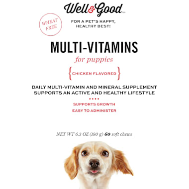 Well Good Puppy Stage Daily Soft Chews Dog Vitamins 60 Count Petco