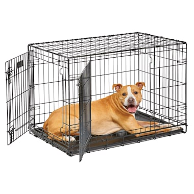 Midwest Lifestages Double Door Fold Carry Crate 36 L X 24 W X 27 H Petco