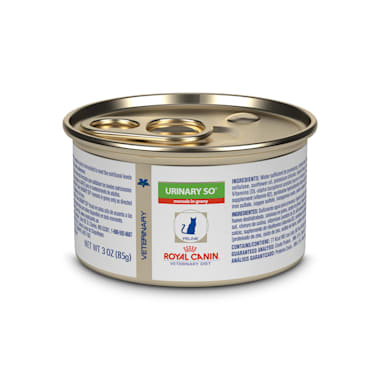 Royal Canin Veterinary Diet Feline Urinary So Morsels In Gravy Canned Cat Food 3 Oz Case Of 24 Petco