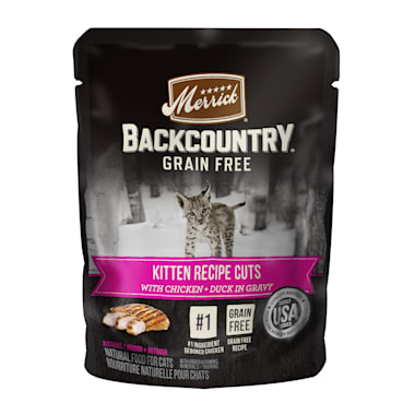 Merrick Backcountry Grain Free Kitten Recipe Cuts Wet Cat Food 3 Oz Case Of 24 Petco