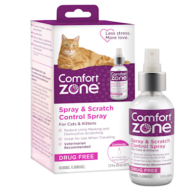 Comfort Zone Spray Scratch Control Spray For Cat 2 Fl Oz Petco