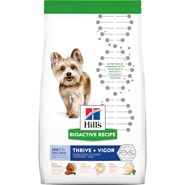 Hill S Bioactive Recipe Thrive Vigor Chicken Brown Rice Small Breed Adult Dry Dog Food 11 Lbs Petco