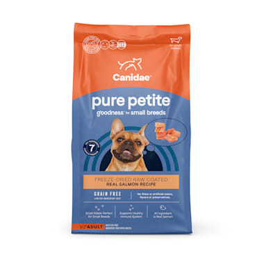 Canidae Grain Free Pure Petite Small Breed Adult Raw Coated With Fresh Salmon Dry Dog Food 10 Lbs Petco
