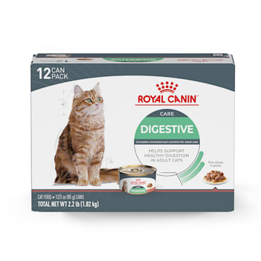 Royal Canin Feline Health Nutrition Digest Sensitive Thin Slices In Gravy Wet Cat Food Multipack 3 Oz Count Of 12 Petco