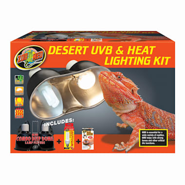 Zoo Med Desert Uvb Heat Lighting Dual Kit 100 Watt Petco