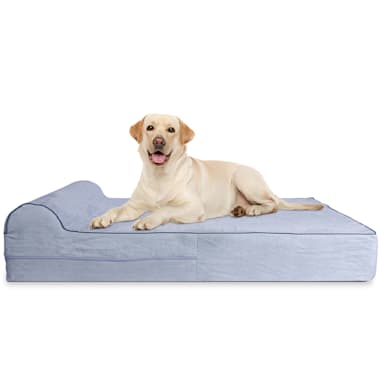 Kopeks Orthopedic Grey Bed With Pillow For Dogs 50 L X 34 W X 7 H Petco