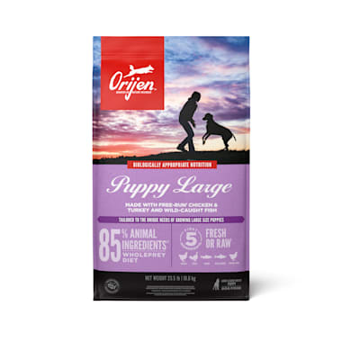 Orijen Puppy Large Grain Free High Protein Fresh Raw Animal Ingredients Dry Dog Food 25 Lbs Petco