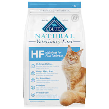 Blue Buffalo Blue Natural Veterinary Diet Hf Hydrolyzed For Food Intolerance Dry Cat Food 7 Lbs Petco