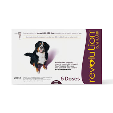 Revolution Topical Solution For Dogs 85 130 Lbs 6 Month Supply Petco