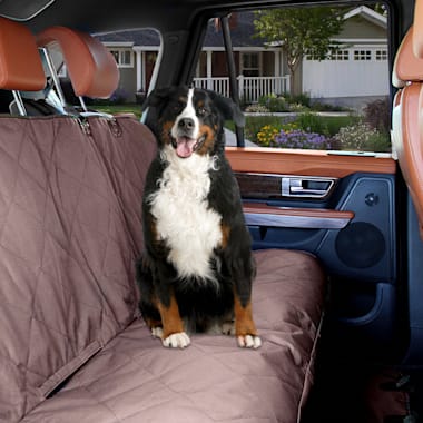 Kopeks Waterproof Non Slip Padded Quilted Protector With Seat Anchors And Head Straps Dog Car Brown Seat Cover 58 L X 53 W Petco