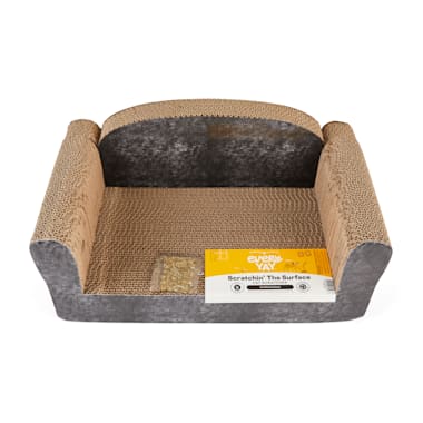 Everyyay Scratchin The Surface Cardboard Couch Cat Scratcher In Various Styles 19 75 L X 11 W X 9 H Petco