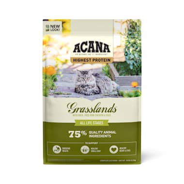 Acana Grain Free Grasslands Chicken Duck Turkey Fish And Quail Dry Cat Food 10 Lbs Petco