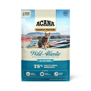 Acana Grain Free Wild Atlantic Saltwater Fish With Freeze Dried Liver Dry Cat Food 10 Lbs Petco