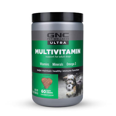 Gnc Ultra Multivitamin Chicken Flavor Soft Chews For Dogs Count Of 60 Petco