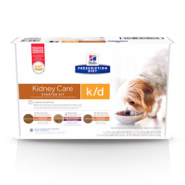 Hill S Prescription Diet K D Kidney Care Starter Kit Variety Pack Dry Dog Food 3 66 Lbs Count Of 8 Petco