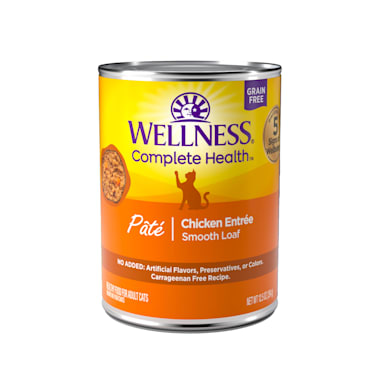 Wellness Complete Health Natural Grain Free Chicken Pate Wet Cat Food 12 5 Oz Case Of 12 Petco
